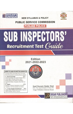 Sub recruitment test Inspector Guide